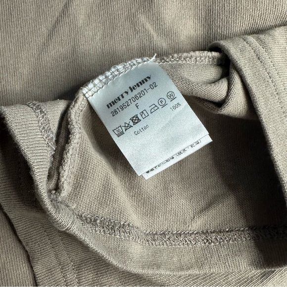 Merry Jenny long sleeve top Medium brown bear shirt Japan cottagecore girlhood - Picture 7 of 7